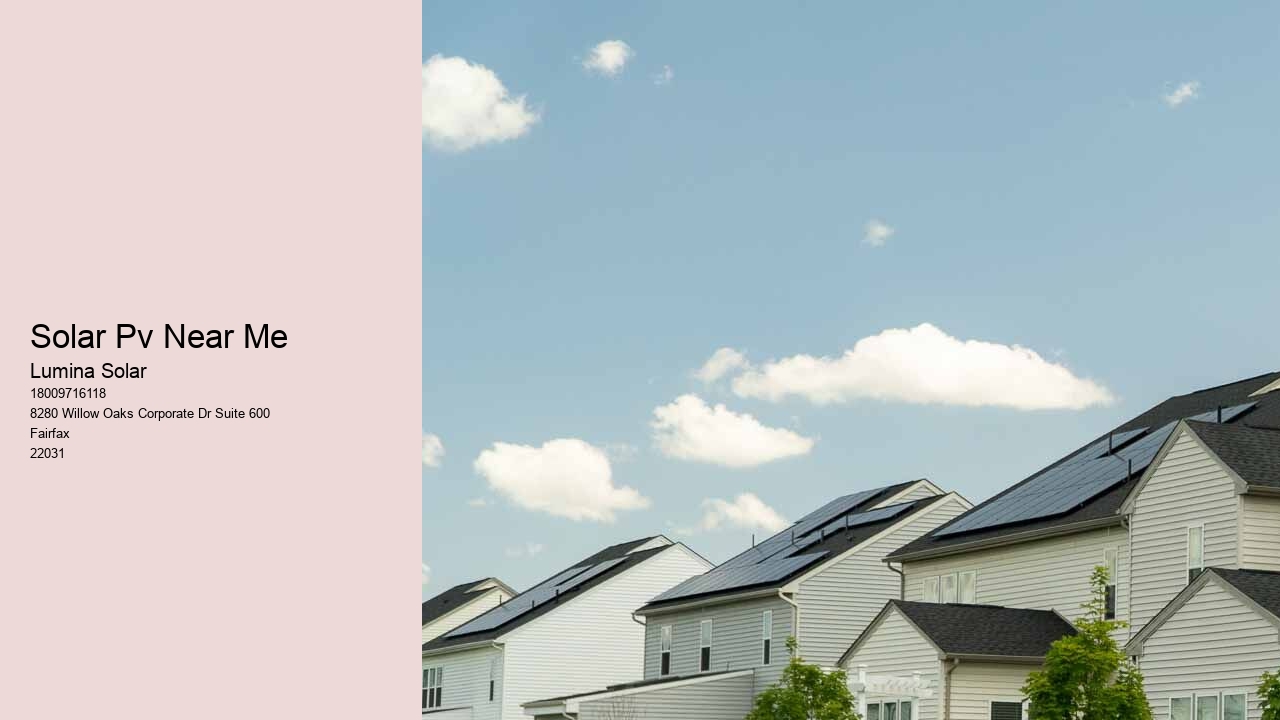 Solar Pv Near Me