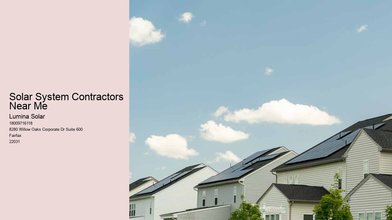 Solar System Contractors Near Me